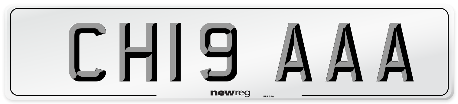 CH19 AAA Number Plate from New Reg